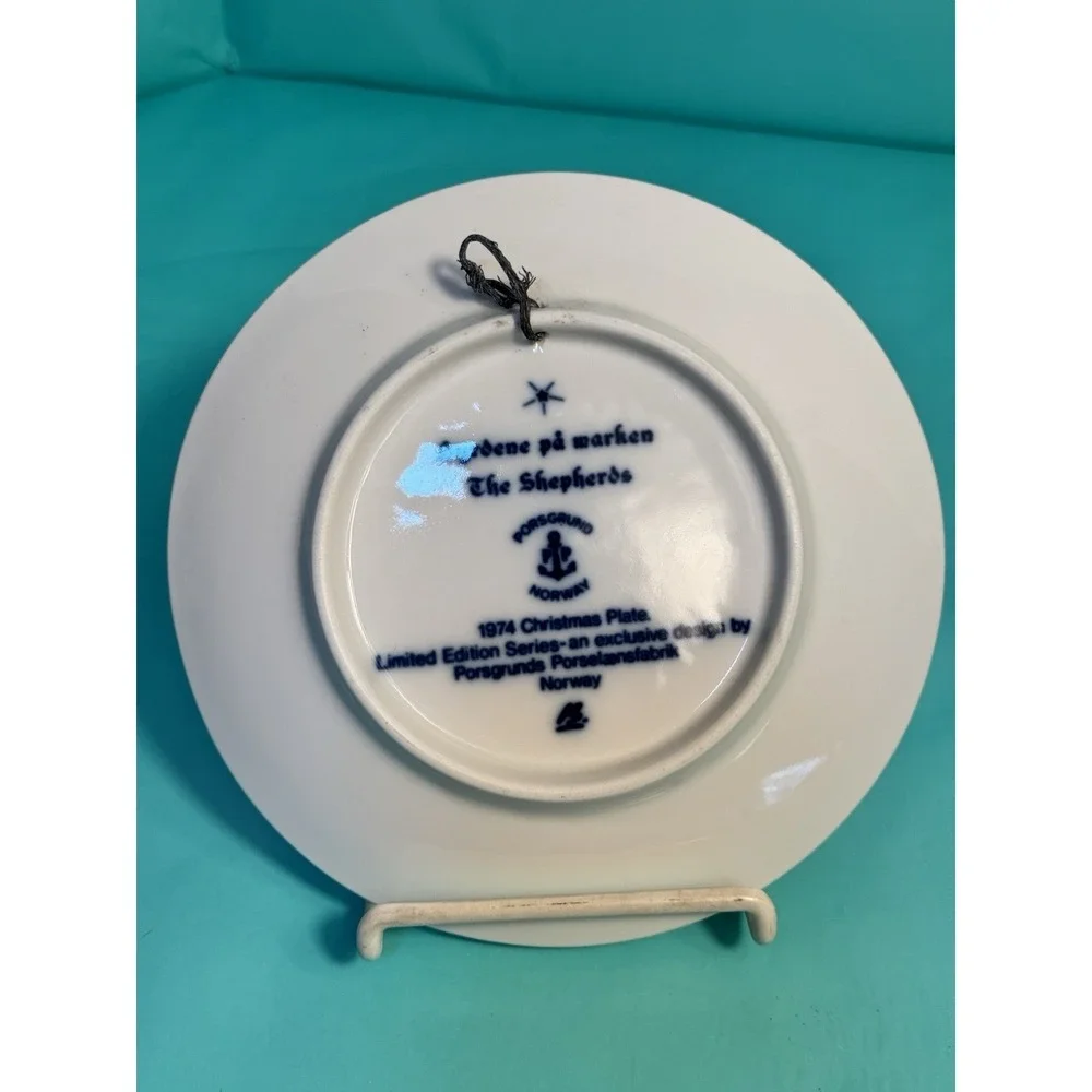 Julen 1974‎ Norwegian Christmas Plate – Norway Limited Edition